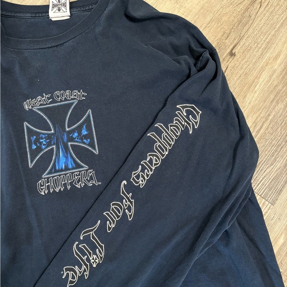 west cost choppers vintage jesse who long sleeve top - Picture 6 of 8